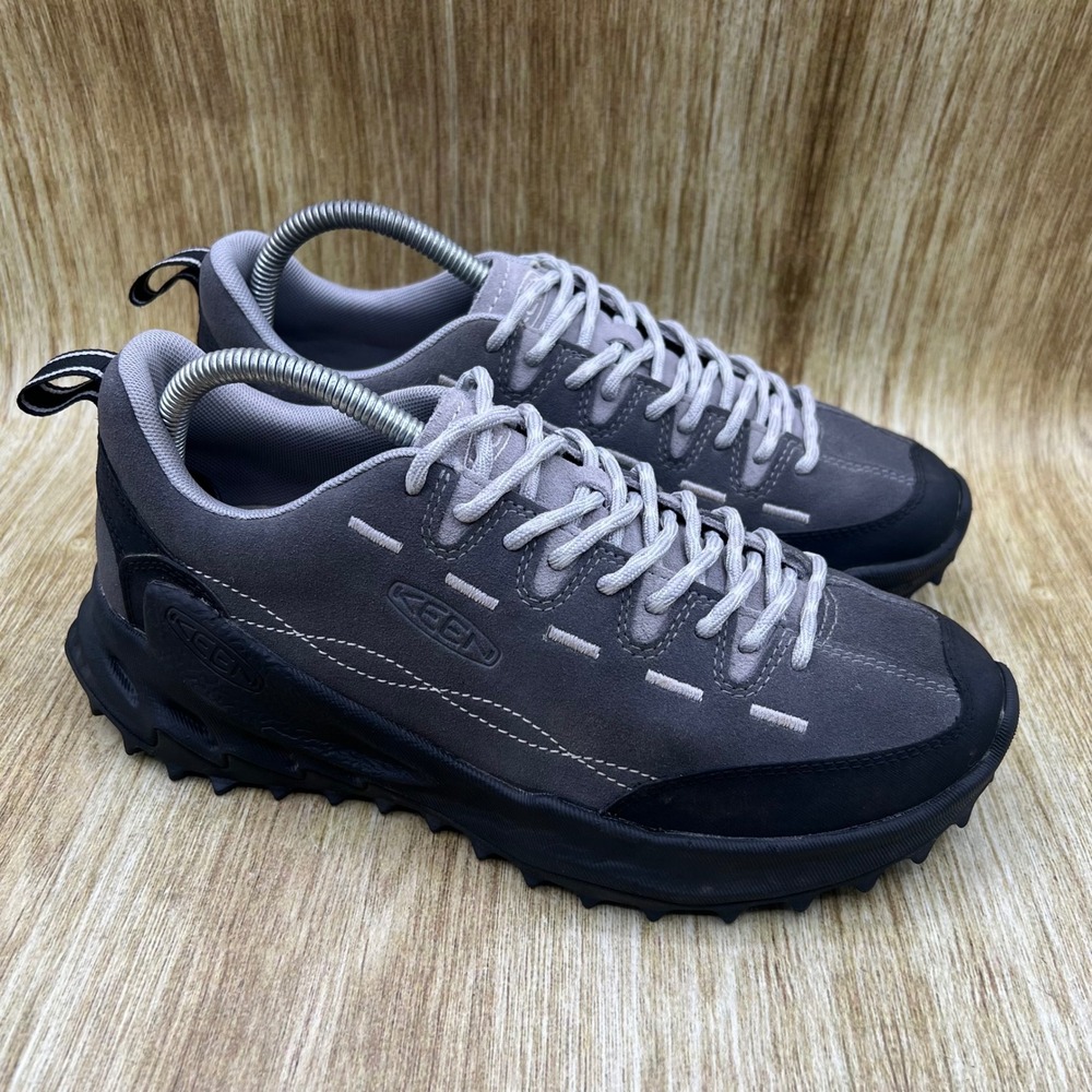 KEEN Jasper Zionic Hiking Shoes Men's Size 7.5 Grey Suede Low Sneakers 1031092